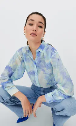 خرید شومیز زنانه استرادیواریوس کد 265002 | بانی استایل