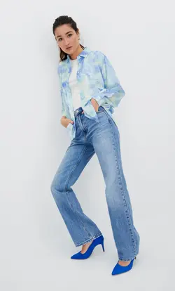 خرید شومیز زنانه استرادیواریوس کد 265002 | بانی استایل