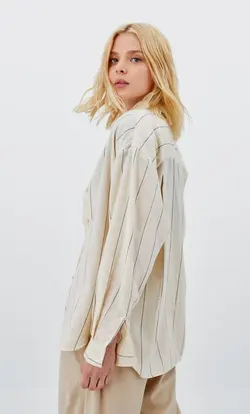 خرید شومیز راه راه زنانه استرادیواریوس کد 264949 | بانی استایل