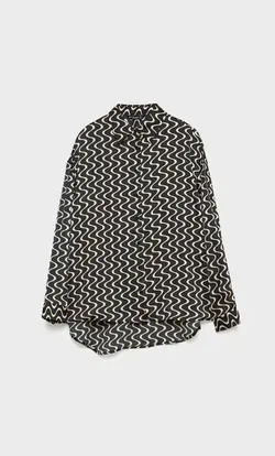 خرید شومیز طرح دار زنانه استرادیواریوس کد 264779 | بانی استایل