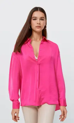 خرید شومیز ساتن زنانه استرادیواریوس کد 264715 | بانی استایل