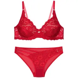 ست سوتین و شورت تمام گیپور فنردار فانتزی کد 2304-311