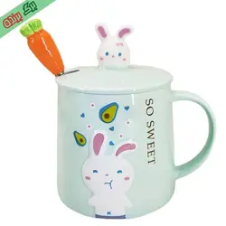 ماگ خرگوش طرح برجسته قاشق هویج کد 02