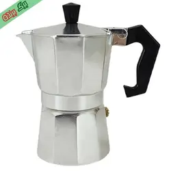 قهوه جوش و اسپرسو ساز 2 کاپ استیل مدل موکا روگازی