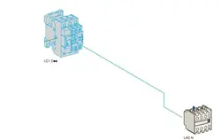 کنتاکت کمکی قابل نصب روی کنتاکتور اشنایدر مدل LADN31 -3NO-1NC