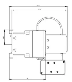 کنتاکتور خازنی 12.5 کیلوواری برند SIEMENS مدل 3RT2617-1AP03