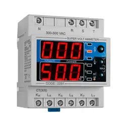 سوپر ولت آمپرمتر سه فاز تک فاز 71 شیوا امواج مدل VAB-6000A