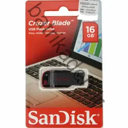 فلش مموری 16 گیگابایت SanDisk       Cruzer Blade