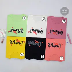 تیشرت نخ پنبه Love