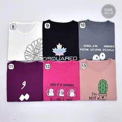 تیشرت نخ پنبه میکس