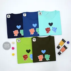 پک 10 عددی تیشرت 2cats (عمده)