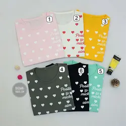 تیشرت نخ پنبه قلبی position