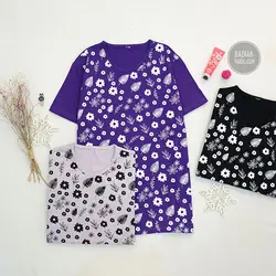 تیشرت گل برگ سوزنی