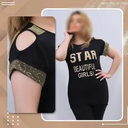 شومیز سرشونه باز __STAR