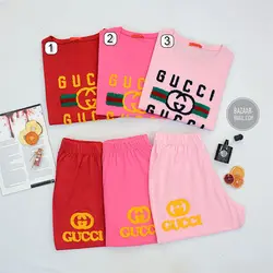ست GUCCI (تیشرت وشلوارک) _ سایزبزرگ