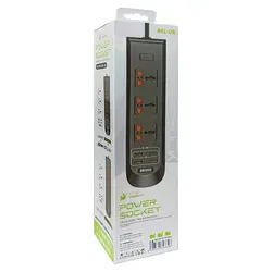 هاب شارژ و چند راهی برق POWER SOCKET BKL-08