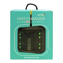 هاب شارژ و چند راهی برق LAPRAMOL LP-T18