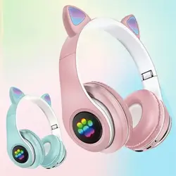 هدست بلوتوثی P33M Cat Ear