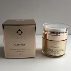 کرم ضد چروک حاوی عصاره خاویار لدورا کر 50 میلی‌لیتر