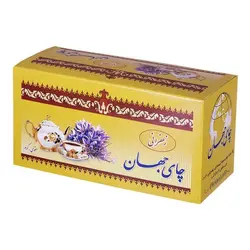 چای کیسه‌ای زعفرانی جهان ۲۴ عددی