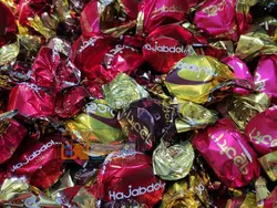 پشمک حاج عبدالله مخلوط (شیری-کاکائویی)