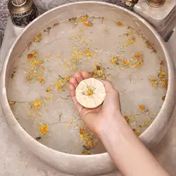 صابون آلوئه ورا، همیشه بهار و زردچوبه