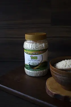برنج طارم هاشمی دودی با بسته بندی پت 500گرمی