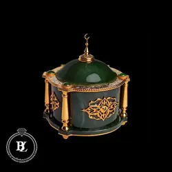 صندوقچه یشم با هلال ماه