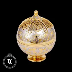 صندوقچه جواهرات توپ طلایی