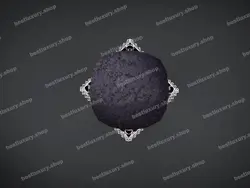 انگشتر نقره هبهاب موکل دار کد 032 بسیار مجرب و قوی