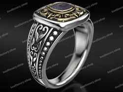 انگشتر نقره هبهاب موکل دار کد 017 بسیار مجرب و قوی
