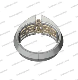 انگشتر نقره هبهاب موکل دار کد 03 بسیار مجرب و قوی