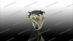 انگشتر نقره هبهاب موکل دار کد 010 بسیار مجرب و قوی