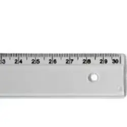 خط کش کریستال 30 سانتی متری