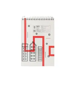 دفتر یادداشت جلد سخت 80 برگ کد PN-6118