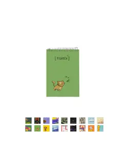 دفتر یادداشت جلد سخت 80 برگ کد PN-6118