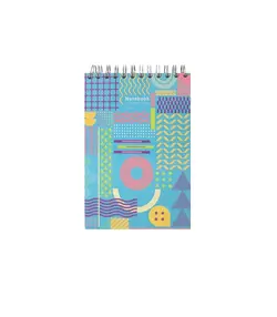 دفتر یادداشت جلد سخت سیمی 80 برگ فنر دوبل 100X150 MM پاپکو کد PN-6158