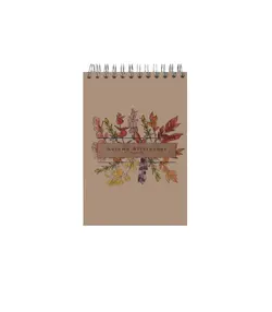 دفتر یادداشت جلد سخت سیمی 80 برگ فنر دوبل 100X150 MM پاپکو کد PN-6158