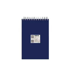 دفتر یادداشت جلد سخت سیمی 80 برگ فنر دوبل 100X150 MM پاپکو کد PN-6158