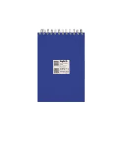 دفتر یادداشت جلد سخت سیمی 80 برگ فنر دوبل 100X150 MM پاپکو کد PN-6158