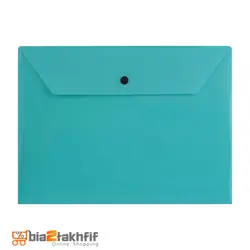 پوشه دکمه دار پاپکو سایز A5 بسته 40 عددی