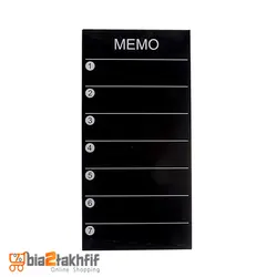 تخته وایت برد شیشه ای Memo Board هوم تک سایز 30 × 60 سانتی‌متر
