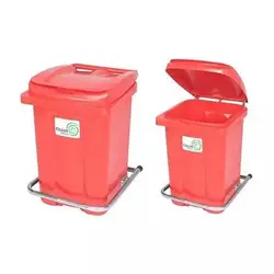 سطل زباله پلاستیکی سبلان 60 لیتر پدال دار