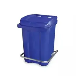 سطل زباله پلاستیکی سبلان 60 لیتر پدال دار