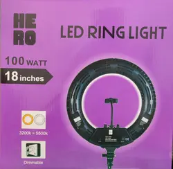 رینگ لایت هیرو Hero FE-480 (45 سانتی متر 100 وات)