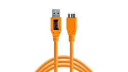 کابل یو اس بی تتر تولز Tether Tools TetherPro USB 3.0 Male Type-A to USB 3.0 Micro-B Cable (Orange) CU5454