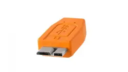 کابل یو اس بی تتر تولز Tether Tools TetherPro USB 3.0 Male Type-A to USB 3.0 Micro-B Cable (Orange) CU5454
