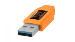 کابل یو اس بی تتر تولز Tether Tools TetherPro USB 3.0 Male Type-A to USB 3.0 Micro-B Cable (Orange) CU5454