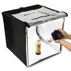 خیمه نور ال ای دی دار 40 سانتی متر گودگس (3 لامپ ال ای دی)