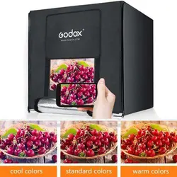 خیمه نور ال ای دی دار 40 سانتی متر گودگس (3 لامپ ال ای دی)